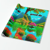 Papierabschluss: Matte Wrapping Paper Geschenkpapier (Ungerollt)