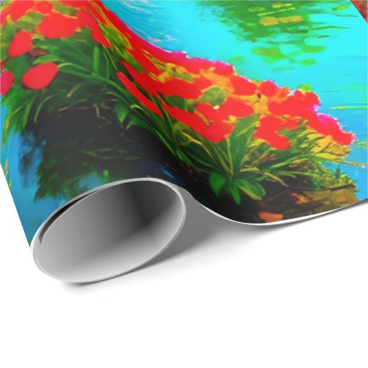 Papierabschluss: Matte Wrapping Paper Geschenkpapier (Rolleneckpunkt)