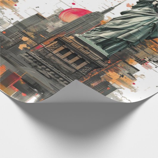 Papierabwicklung: Matte Wrapping Paper Sichern Geschenkpapier (Ecke)