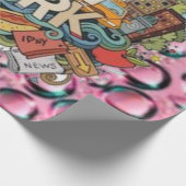 Papierabwicklung: Matte Wrapping Paper Sichern Geschenkpapier (Ecke)