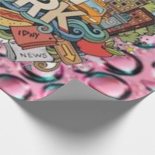 Papierabwicklung: Matte Wrapping Paper Sichern Geschenkpapier (Ecke)