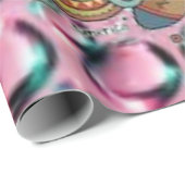 Papierabwicklung: Matte Wrapping Paper Sichern Geschenkpapier (Rolleneckpunkt)