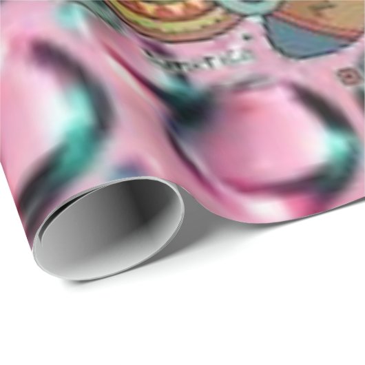 Papierabwicklung: Matte Wrapping Paper Sichern Geschenkpapier (Rolleneckpunkt)