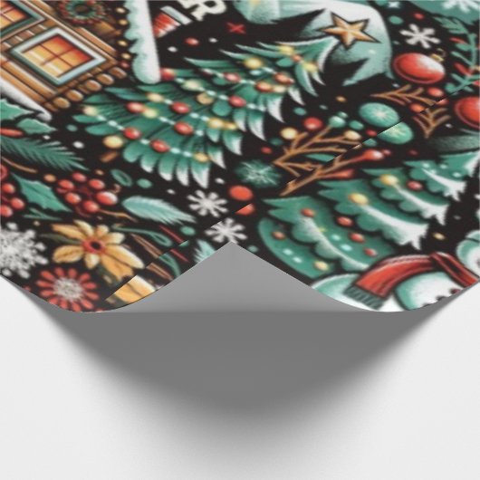 Papierabwicklung: Matte Wrapping Paper Sichern Geschenkpapier (Ecke)