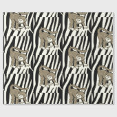 Papieraffen Geschenkpapier (Flach)