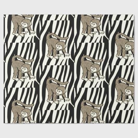 Papieraffen Geschenkpapier (Flach)