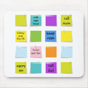 Papieranmerkungen Mousepad