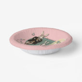 Papierartikel zum Essen im Papierkorb Pappteller (Gewinkelt)