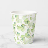 Papieraufkleber für ein Brautparty. Pappbecher (Vorderseite)