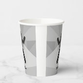 Papieraufkleber für Frauen Pappbecher (Links)