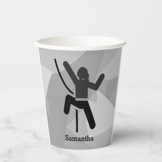 Papieraufkleber für Frauen Pappbecher (Vorderseite)