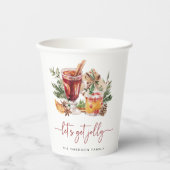 Papieraufnahmen für Feiertage Pappbecher (Vorderseite)