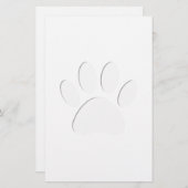 Papierausschnitt Dog-Druck Briefpapier (Vorne/Hinten)