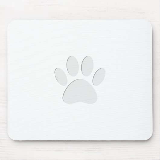 Papierausschnitt Dog-Druck Mousepad (Vorne)