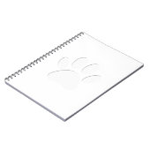 Papierausschnitt Dog-Druck Notizblock (Linke Seite)