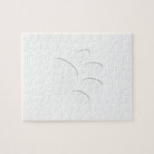 Papierausschnitt Dog-Druck Puzzle (Horizontal)