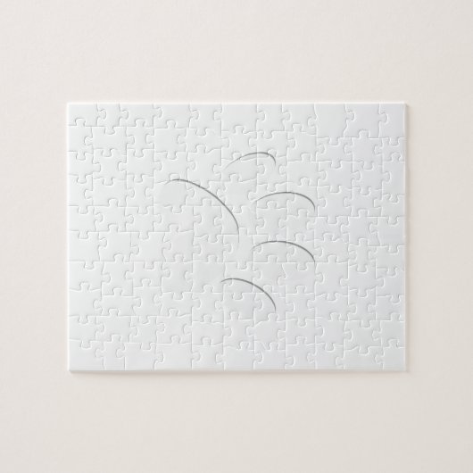 Papierausschnitt Dog-Druck Puzzle (Horizontal)