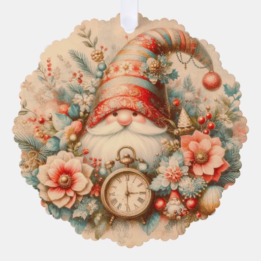 Papierausstattungskarte Ornament Karte (Vorderseite)