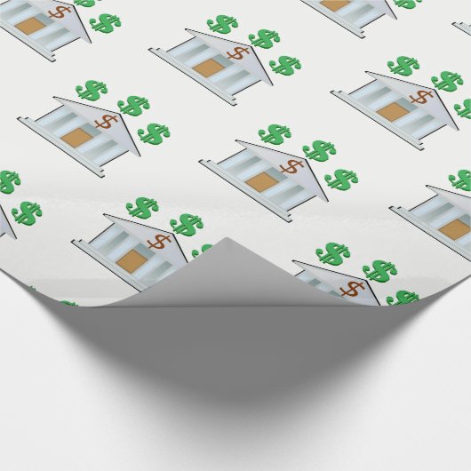 Papierbank Geschenkpapier (Ecke)