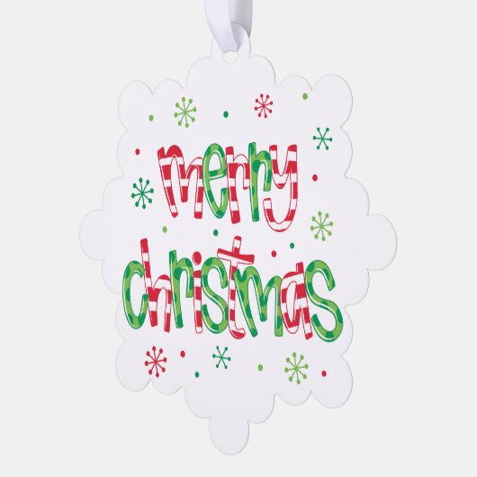 Papierbaumschmuck Ornament Karte (Linke Ecke)