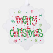 Papierbaumschmuck Ornament Karte (Rückseite)