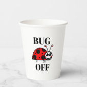 Papierbecher Bug Off (Vorderseite)