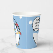 Papierbecher "Happy Penguin" 250 ml (Rechts)