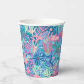 Papierbecher in stilvoller Grafik (Vorderseite)