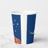 Papierbecher mit australischer Flagge (Links)