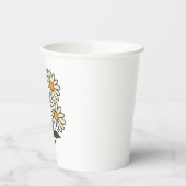 Papierbecher mit Blumen (Links)