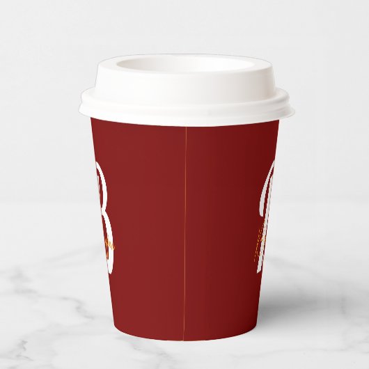 Papierbecher mit Ihrem Namen angepasst (Rechts)