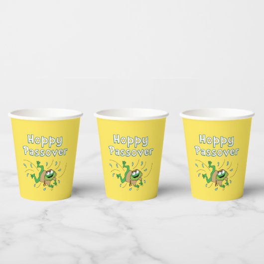 Papierbecher "Passover Frog" 250 ml (Multi)