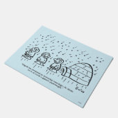 Papierbeschwerer Fußmatte (Schrägansicht)