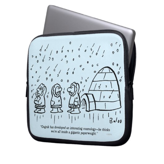 Papierbeschwerer Laptopschutzhülle (Vorderseite Links)