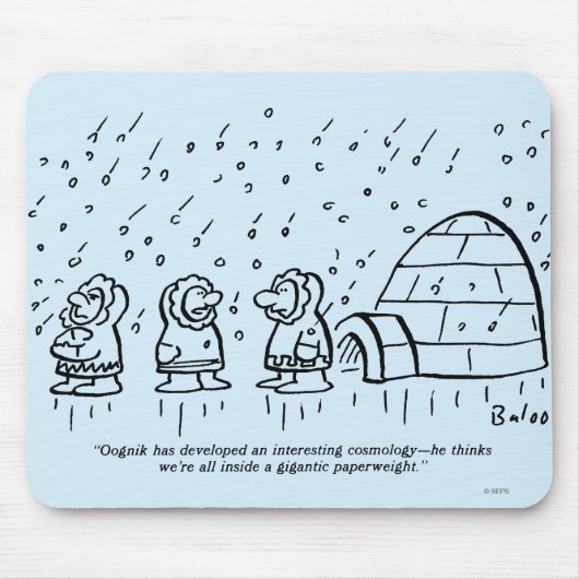 Papierbeschwerer Mousepad (Vorne)