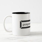Papierbeschwerer-Tasse Zweifarbige Tasse (Links)