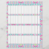 Papierblatt (Rückseite)