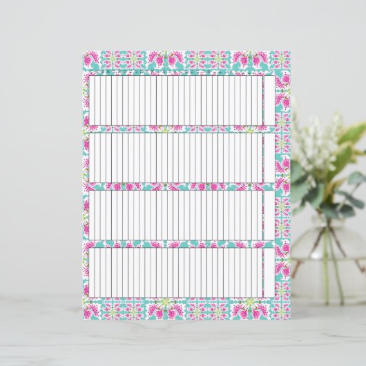 Papierblatt (Stehend Vorderseite)