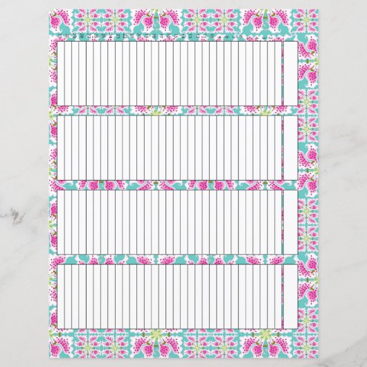 Papierblatt (Vorderseite)