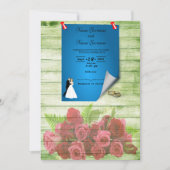 Papierblatt Einladung (Vorderseite)