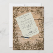 Papierblatt Einladung (Vorderseite)