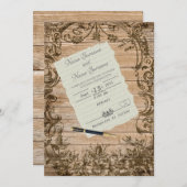 Papierblatt Einladung (Vorne/Hinten)