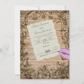 Papierblatt Einladung (Vorderseite)