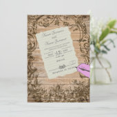 Papierblatt Einladung (Stehend Vorderseite)