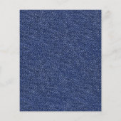 Papierblatt für Denim und Diamanten (Rückseite)