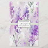 Papierblatt für die Watercolor-Seifenspäne von Lav (Vorderseite)