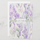 Papierblatt für die Watercolor-Seifenspäne von Lav (Vorne/Hinten)