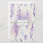 Papierblatt für die Watercolor-Seifenspäne von Lav (Vorne/Hinten)