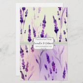 Papierblatt für die Watercolor-Seifenspäne von Lav (Vorne/Hinten)