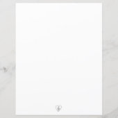 Papierblatt für Flurfeinen (Rückseite)